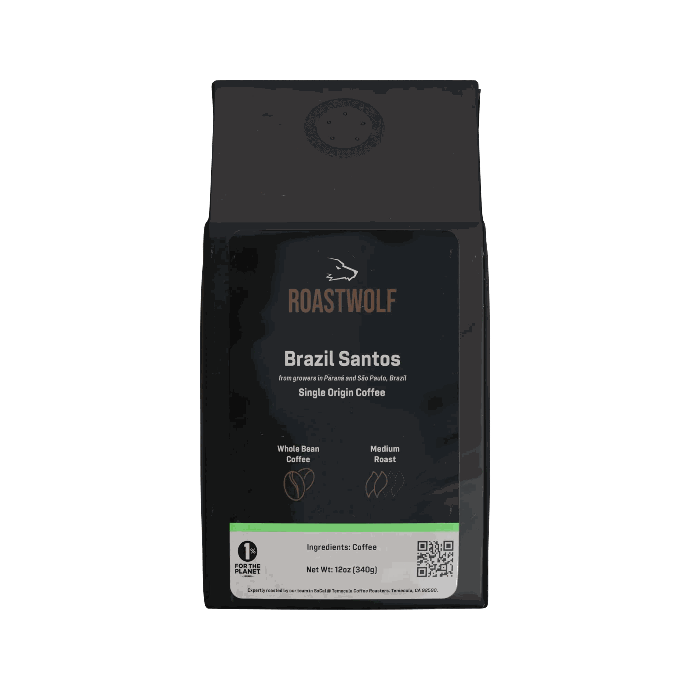 Brazilian Santos Dark Roast - $13.99 per 14 oz bag